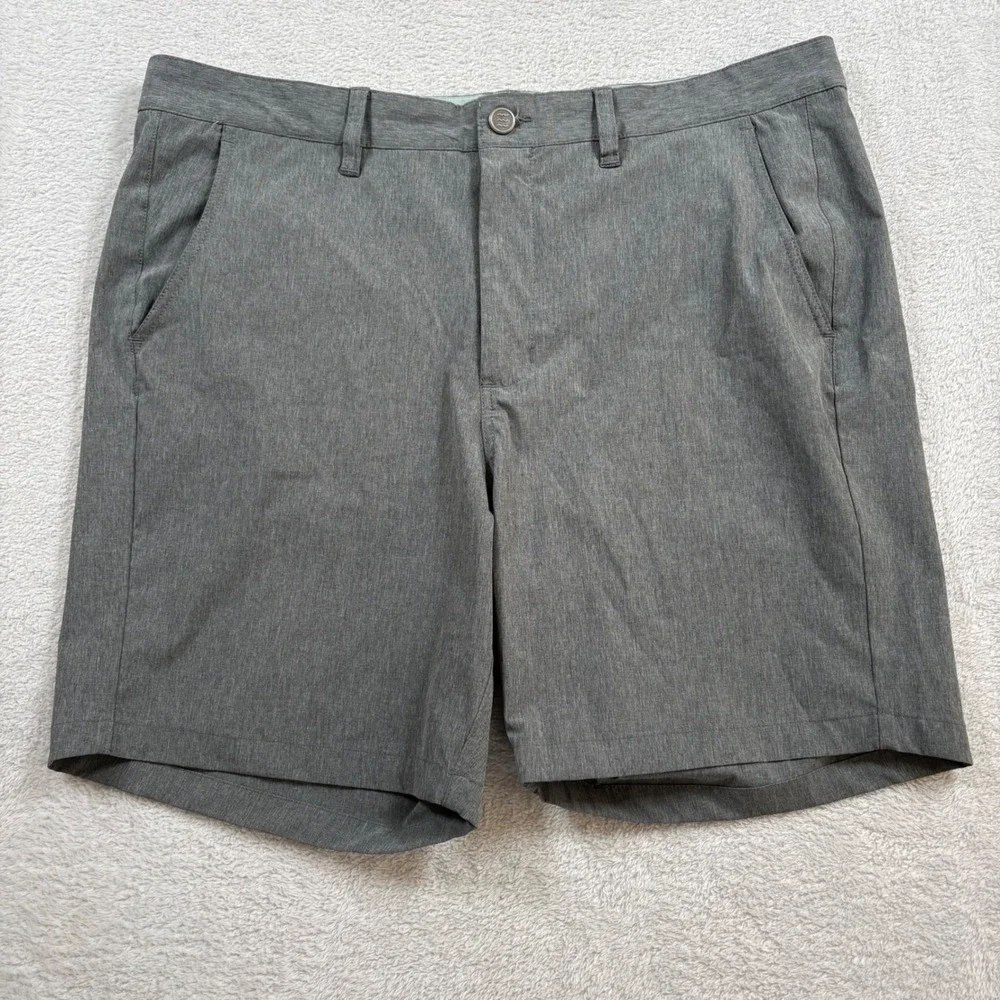 Free Fly Mens 36 Bamboo Hybrid Shorts Heather Gray Performance‎ Stretch